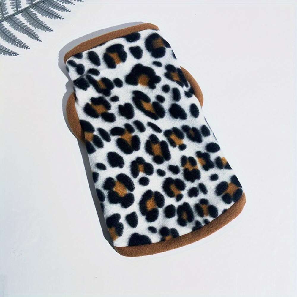 Sweater de chiens Pullover à imprimé léopard Shinubi: Cyy, élégant parfait pour l'automne, l'hiver - s'adapte à toutes les tailles