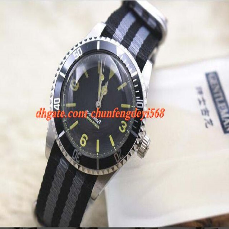 豪華な時計176200ブラックダイヤルNO-D自動機械ムーブメントメンズウォッチウォッチ285J