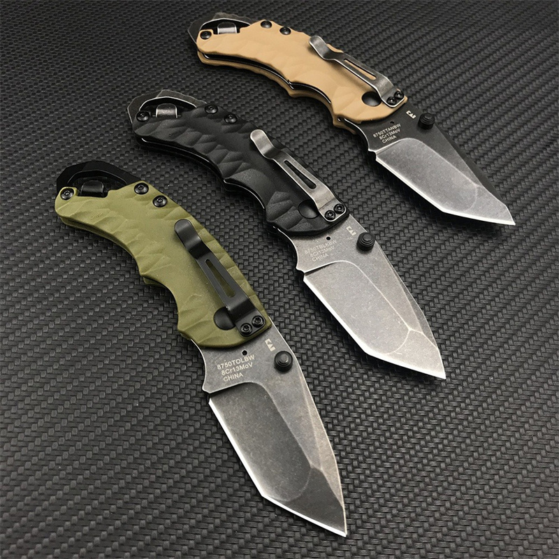 Commercio all'ingrosso 8750/8750BLKBW Shuffle II Coltello pieghevole multifunzione 2.25 