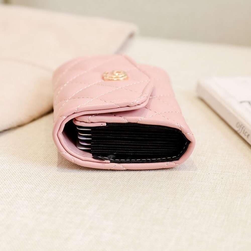 Women's Purse Factory Promotion Card Bag New Small and Popular Clip with Positions Large Capacity Certificate for Women