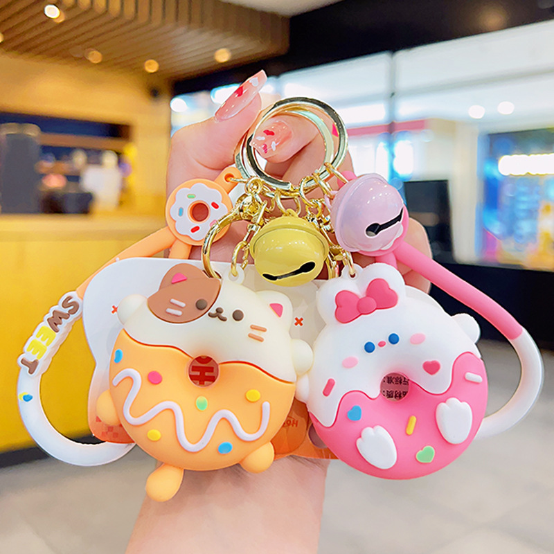 2024 Hot Koop WholesaleNew Donut dieren Leuke Rugzak Hanger Sleutelhanger Hanger Schooltas Decoratie Cadeaus voor Kinderen Vrienden