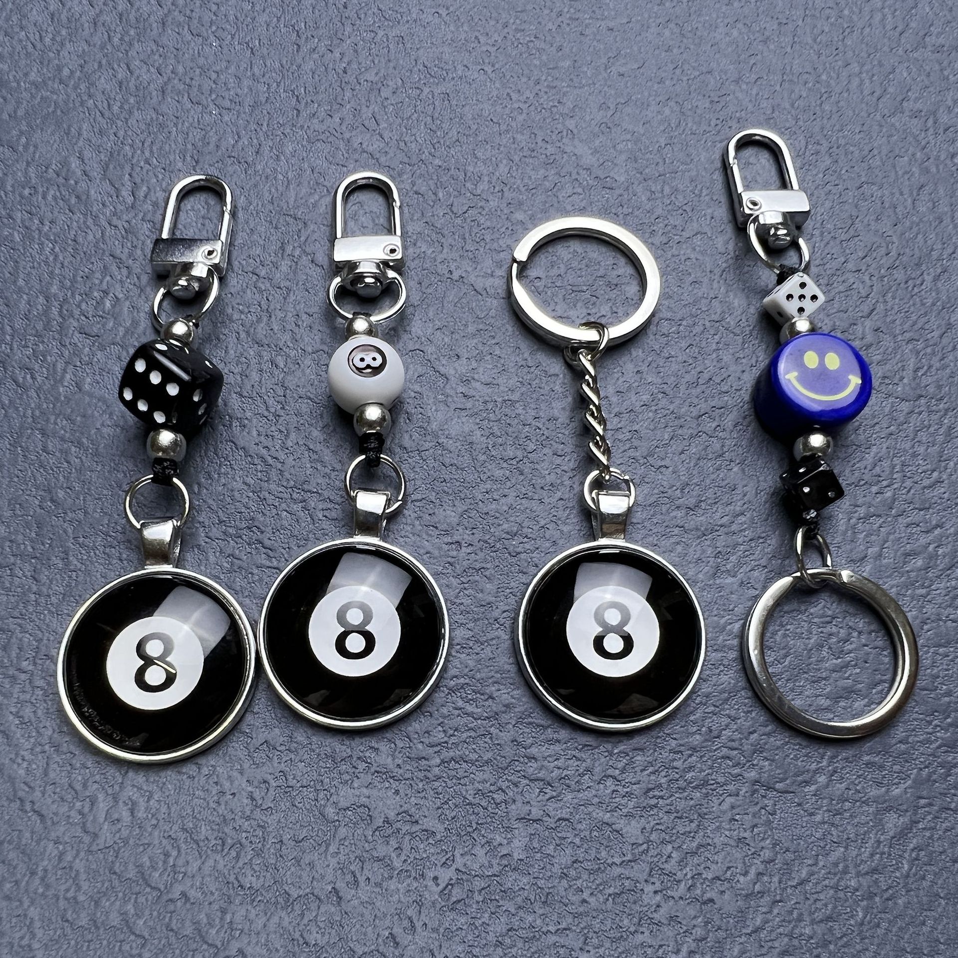 Keychain Designer Keychain Make Ruler Brother Bag Charm Decoration Dice Muticolor Fashion Leisure