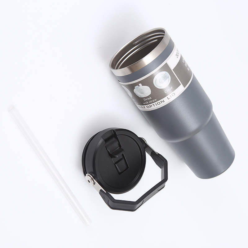 30oz portable car Cup 304 stainless steel insulated cup Cold outdoor portable ice bullion cup wholesale