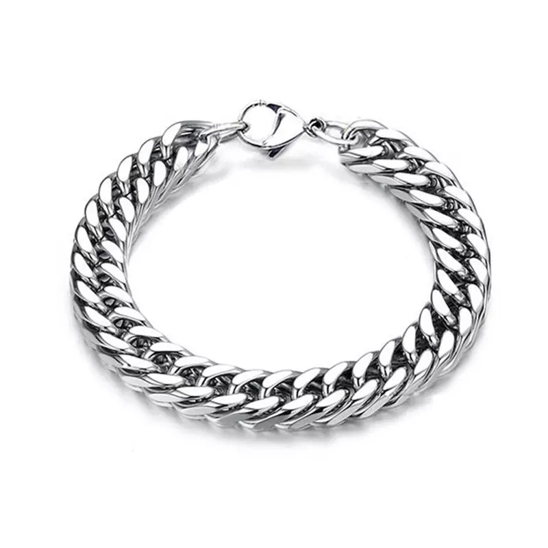 Lyxdesigner hiphop halsband smycken hjärtkvinnor mens halsband silver guld kubansk länk kedja kvinnor titan rostfritt stål mens kedja för man halsband gåvor