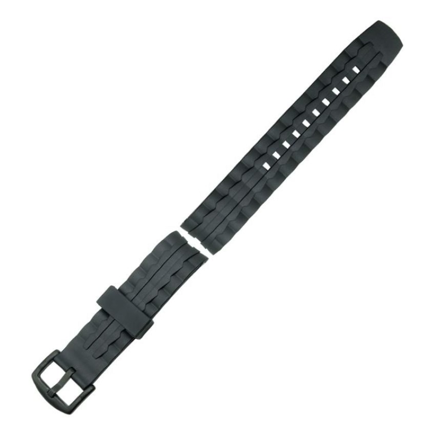 Watch Bands 22mm Men's Extra Long Silicone Rubber Band Strap Bracelets Black Steel Buckle Fit For EF-550PB-1AV278w