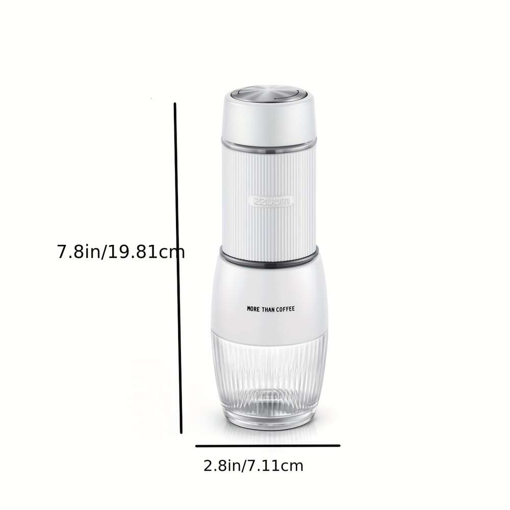 Manual 2 in 1 Portable Capsule Espresso Maker, Hand Pressure, Brew Delicious Coffee Anywhere, Good for Travel and Picnic