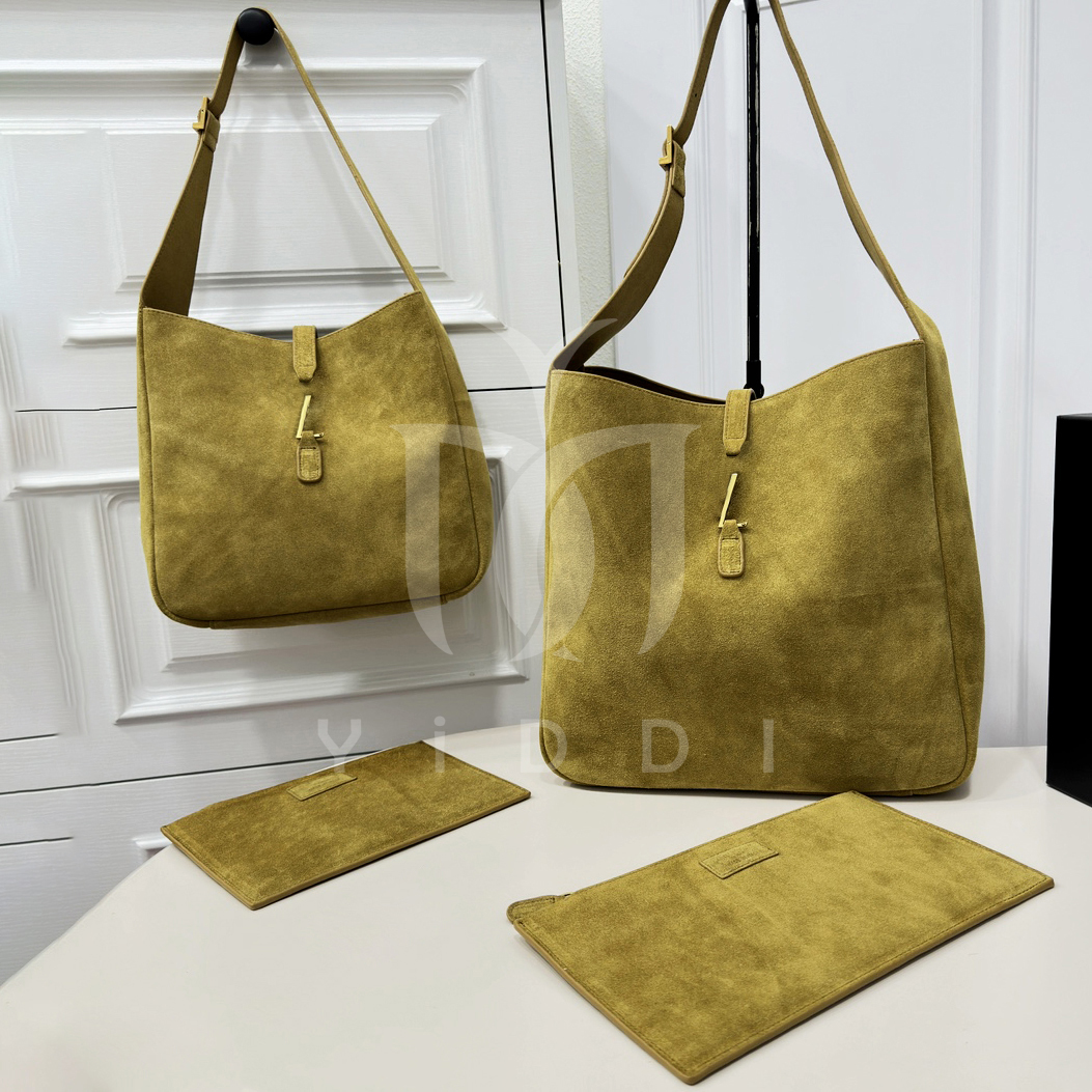 Modische Achsel-Umhängetasche, Damen-Handtasche, Designer-Einkaufstasche, Designer-Tasche, große Kapazität, Umhängetasche, hängende Geldbörse, braune Eimertasche, Geldbörse