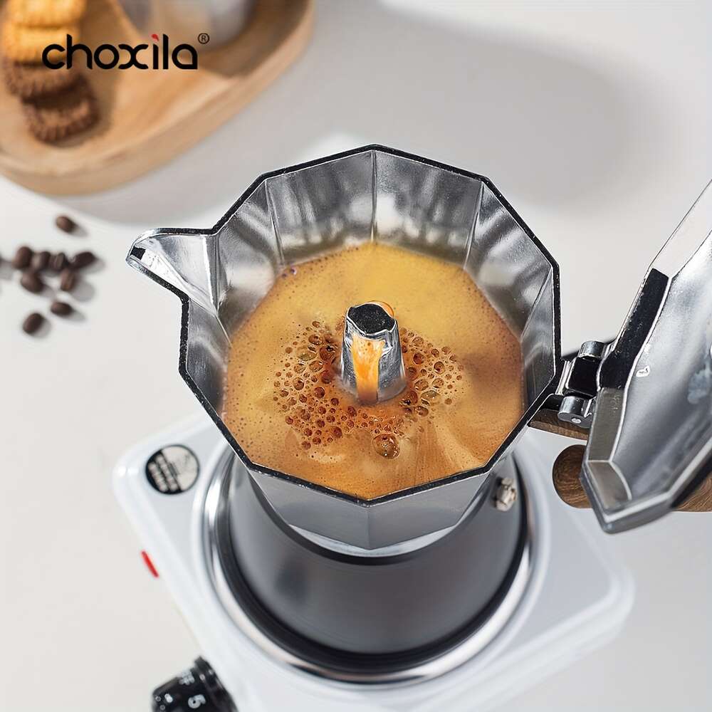 ، صانع الإسبريسو الكوبي الكلاسيكي الكوبي ، Moka Pot ، والموقد الكهربائي ، والمطحنة اليدوية ، و frother milk ، و Canister - مجموعة قهوة السفر والتخييم مع حقيبة محمولة