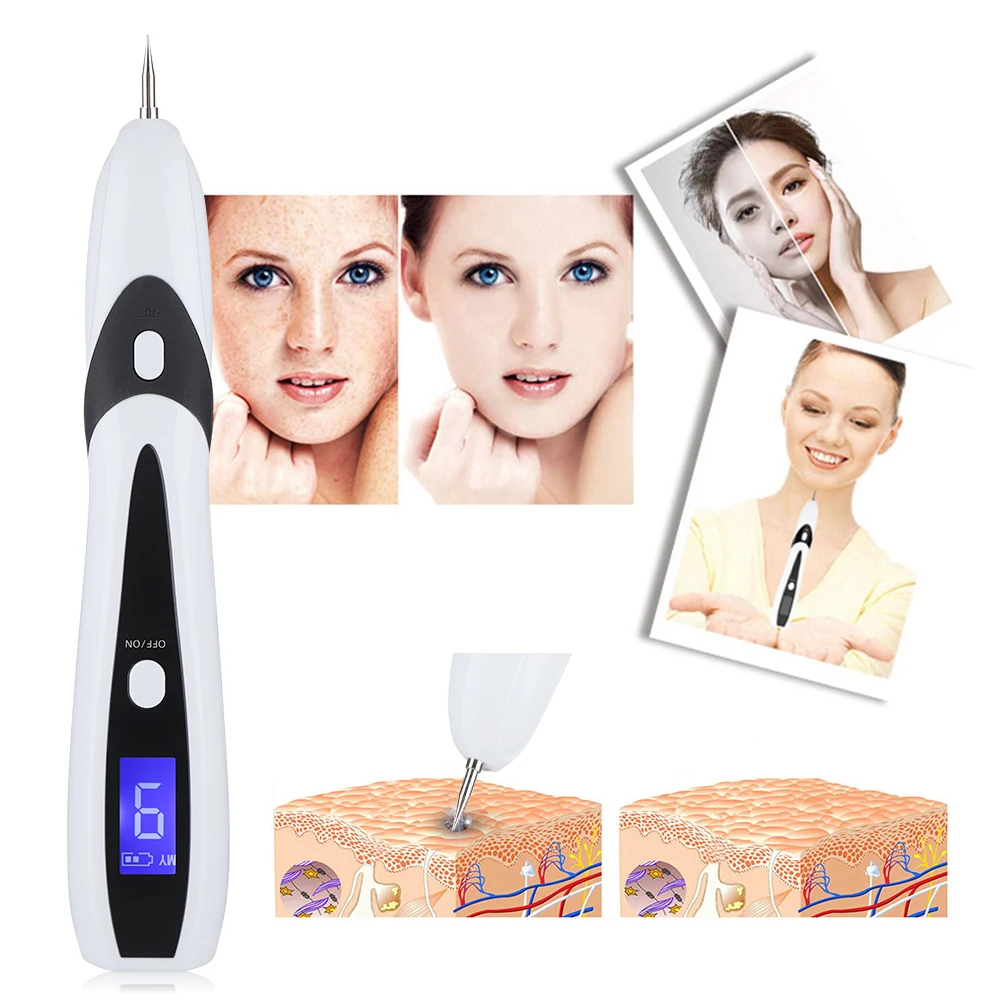 Lastoortsen Plasma Jet Pen Électrique Anti Verrue Cautériseur Berrugas Éliminateur Laser Taches De Rousseur Enlèvement Papillome Remède Taupe Enlève Pois