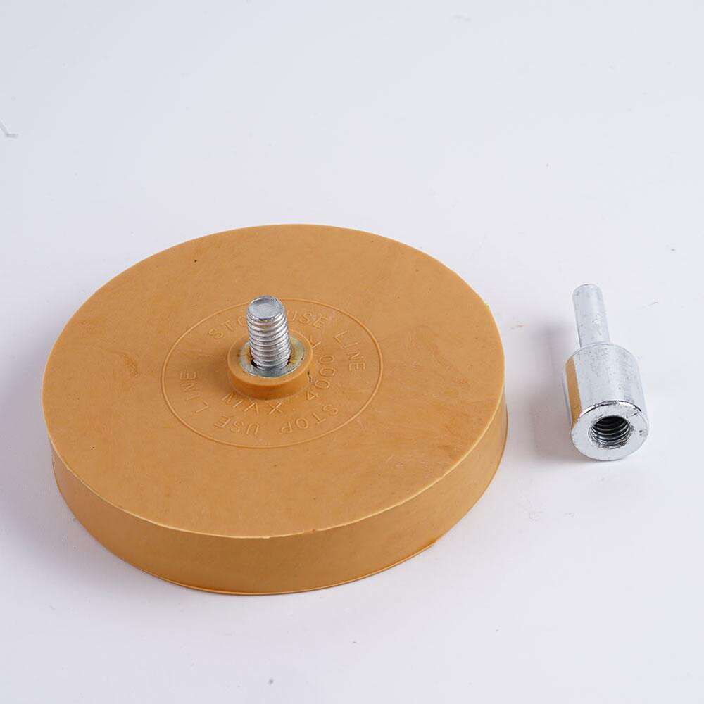 New 80Mm 100Mm Rubber Car Eraser For Sticker Pinstripe Decal Graphic Adhesive Remover Wheel With Pad &Adapter