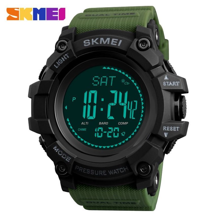 SKMEI 1538 Marque Hommes Montres De Sport Heures Podomètre Calories Montre Numérique Altimètre Baromètre Boussole Thermomètre Météo Hommes Wa239l