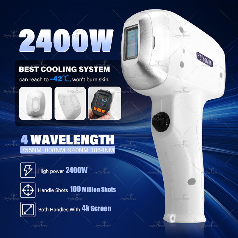 Latest Diode Laser Hair Removal Machine 4 Wavelength Epilator Permanent Laser Diode Skin Rejuvenation Beauty Equipment Salon Use Fast Cooling