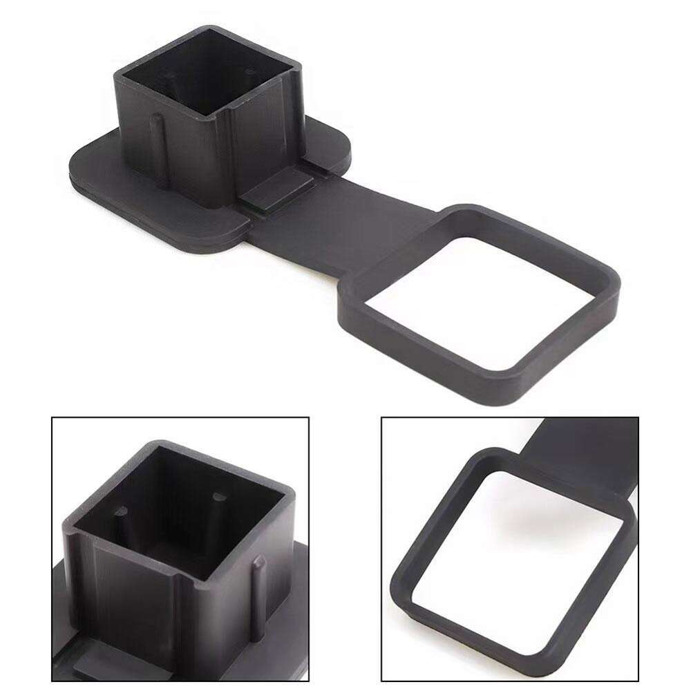 New New Car Hook Dustproof Plug Square Mouth Protective Cover For 2'' Trailer Hitch Receivers For Toyota