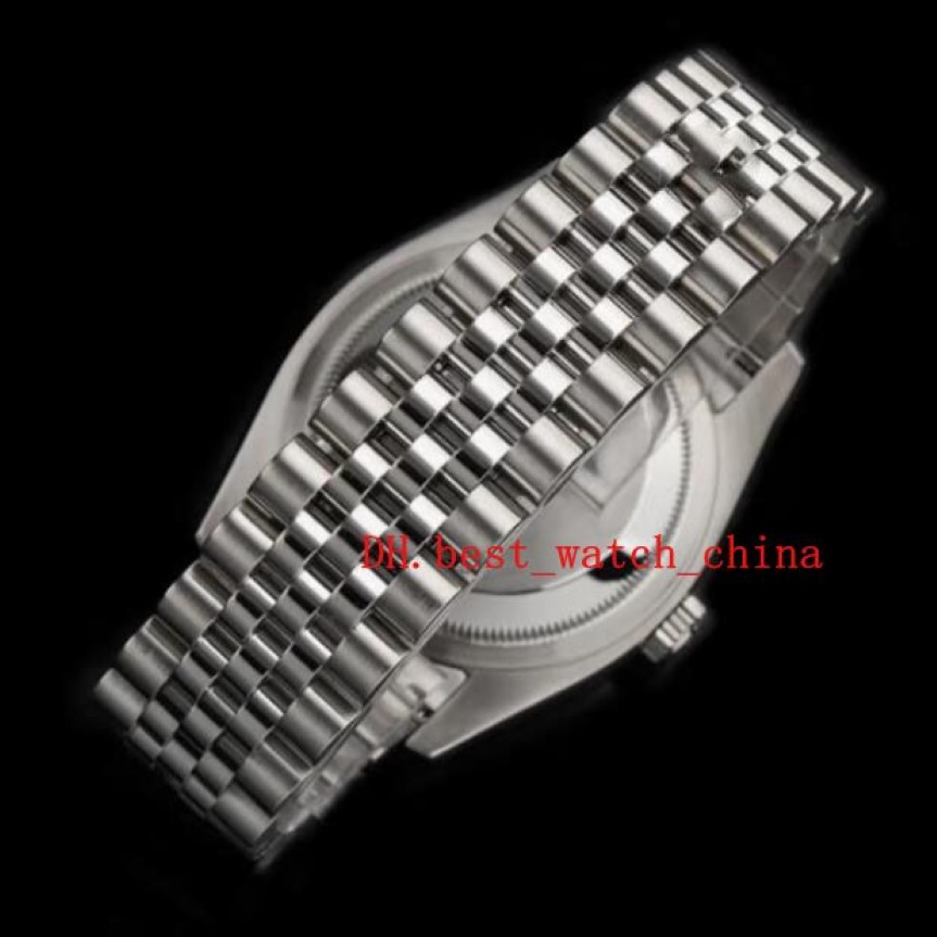 Titta på Asia 2813 Sport 116244 Men's Watch 31mm 36mm Ring med Diamond Automatic Mechanical Watche's Black Memorial Print 2908