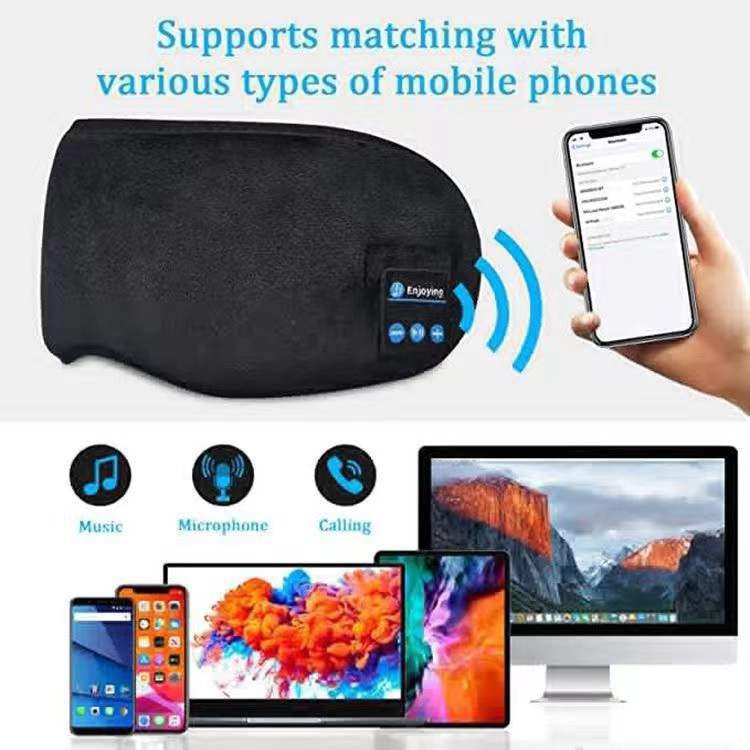 Protector Akıllı Kablosuz Uyku Şekerleme Müzik Dinleme Bluetooth 5.0 Göz Maskesi