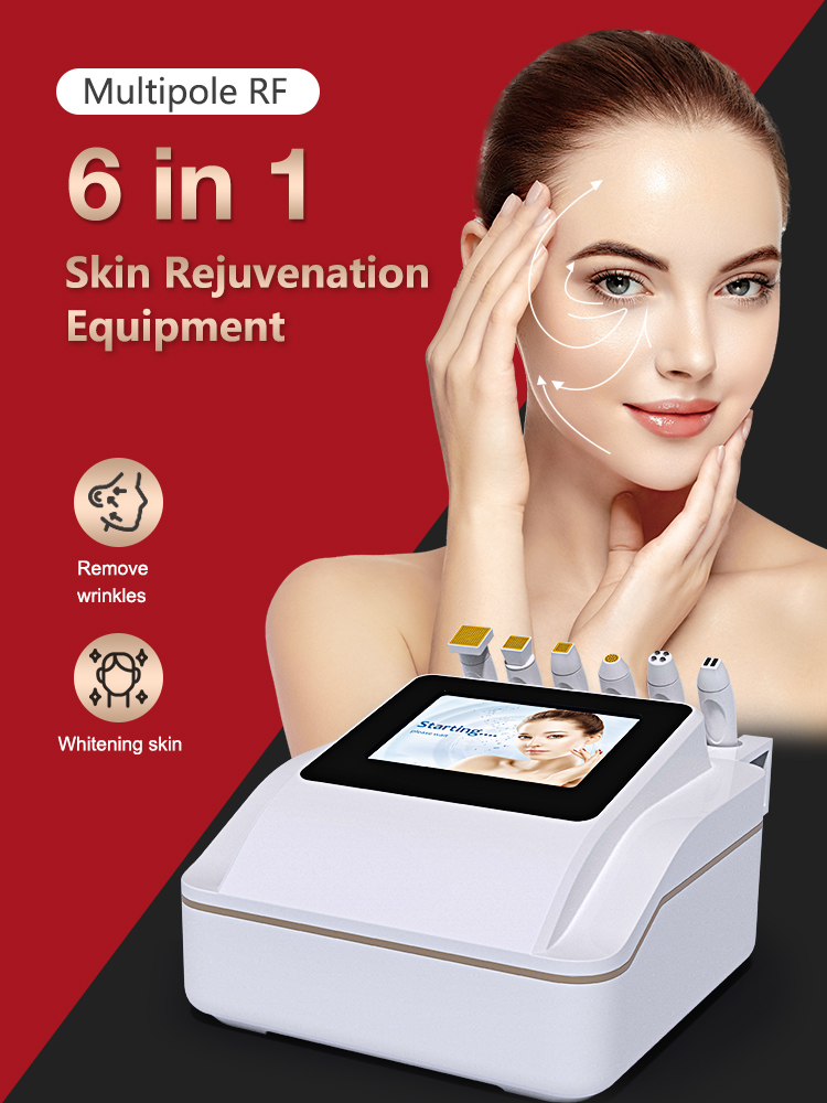 Skin care firming multipole RF Skin tightening rejuvenation wrinkles remover beauty fractional radio frequency ems rf machine