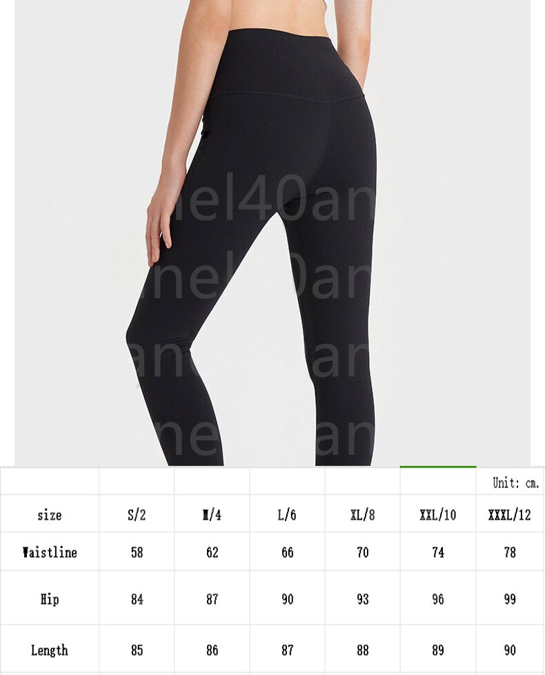 i lu yoga pantaloni a vita alta nessuna linea imbarazzante pantaloni da nove minuti leggings fitness abbigliamento esterno fondo pantaloni da donna prezzo all'ingrosso taglia2-12