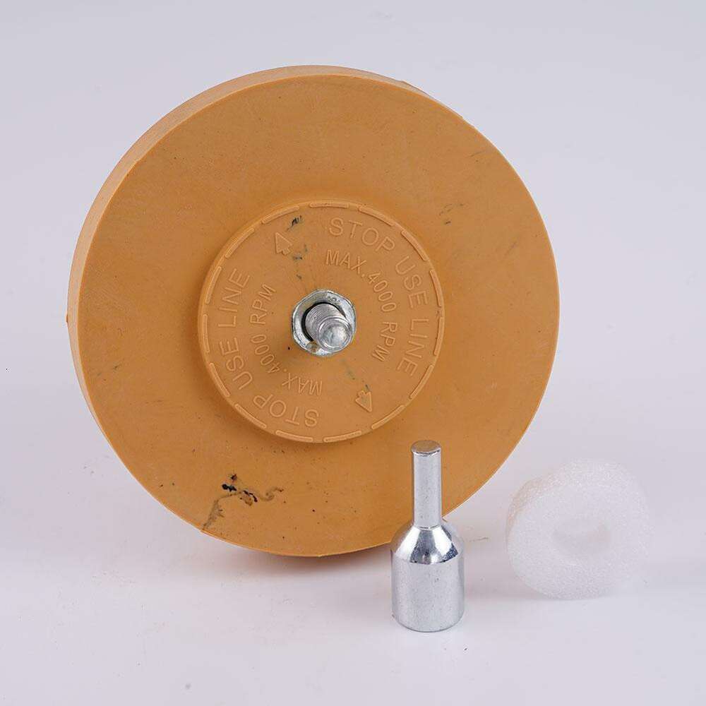 New 80Mm 100Mm Rubber Car Eraser For Sticker Pinstripe Decal Graphic Adhesive Remover Wheel With Pad &Adapter