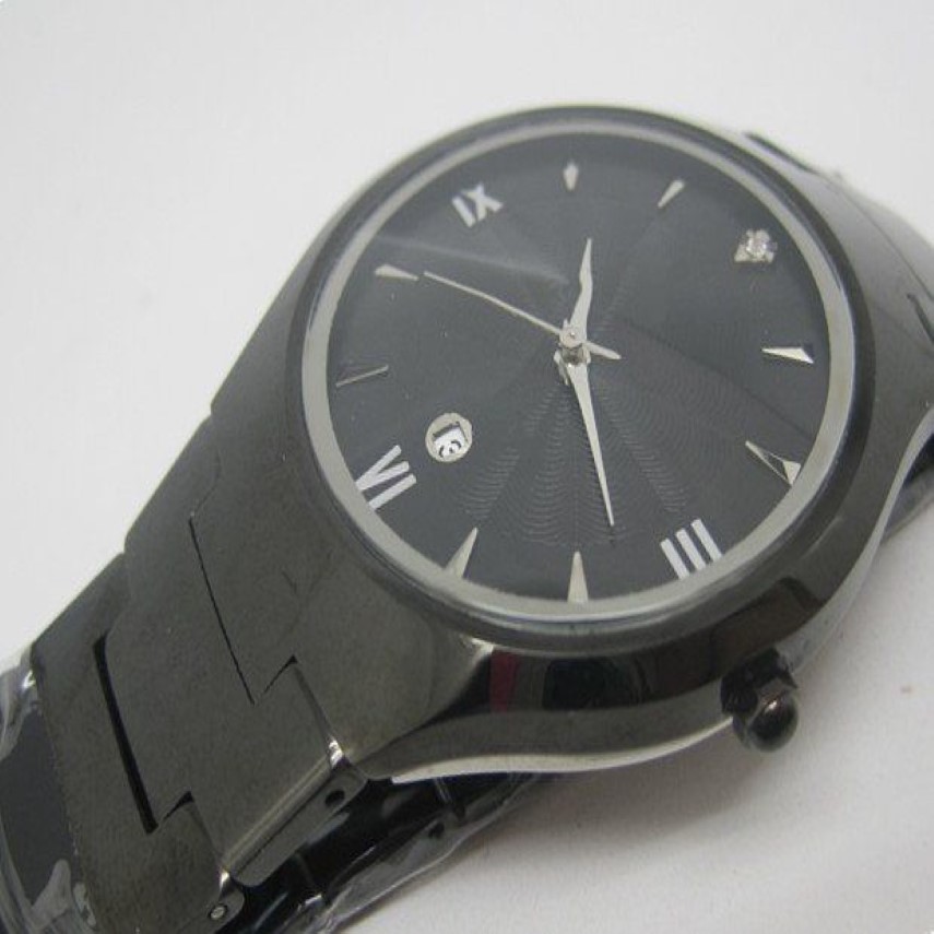 New Fashion Man Watch Mouvement Quartz Mouvement Luxury Watch pour l'homme Regarder Tungsten Steel Watches Rd16249x