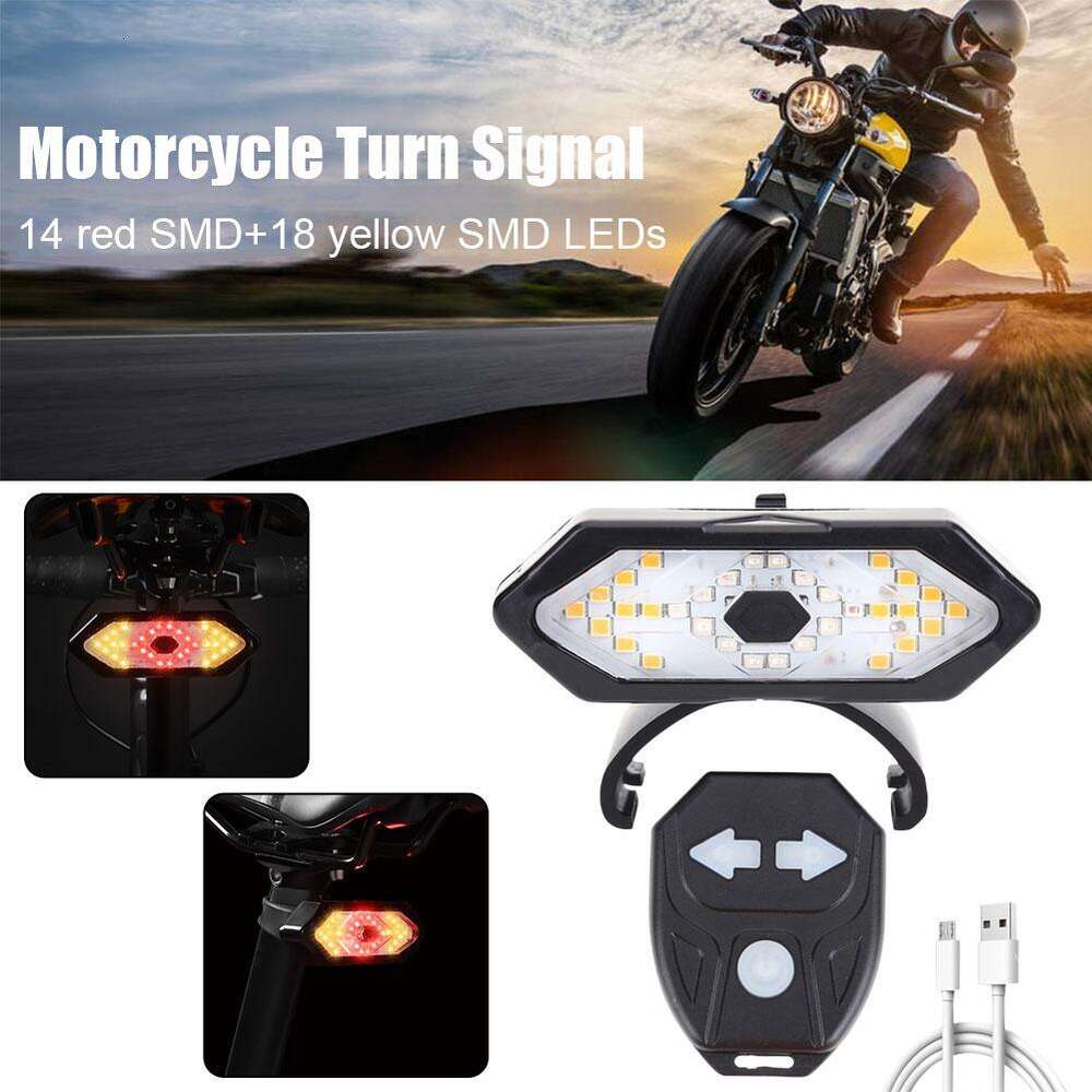 New Electric Rear Tail For M365 Pro 2 MI 4 Wireless Remote Control Taillight Scooter Turn Signal Safety Warning Light