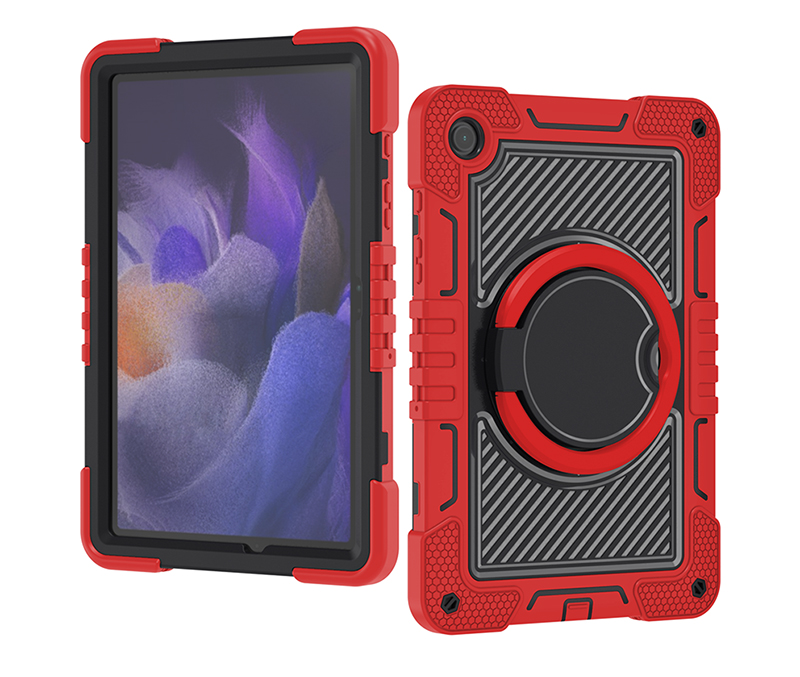 Tablet Case for Samsung Galaxy Tab A9 Plus Shockproof Drop-Proof Case 11 Inch, 360 Degree Rotating Stand Case with Shoulder Silicone Case for Galaxy A9+ 2023 Tablet