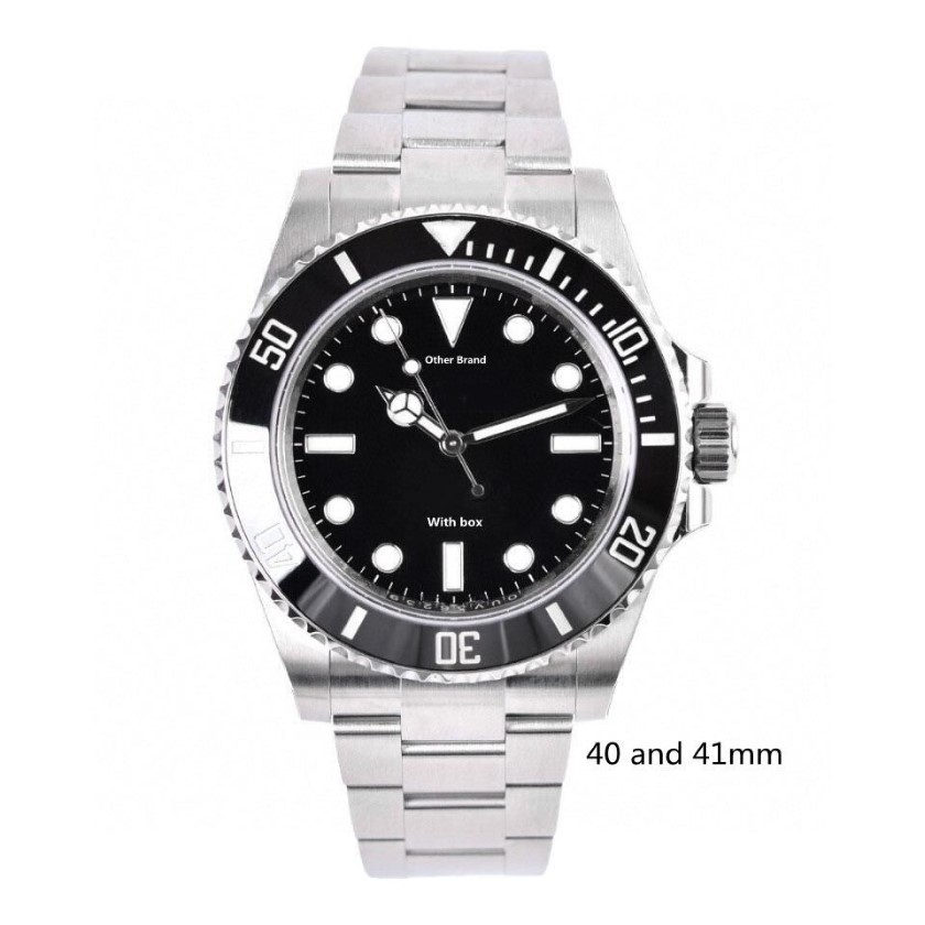 Relojes con bisel superior de 41 mm y 44 mm para hombres marca de lujo Cerámica El nuevo reloj de acero para hombres Water Ghost serie de buceo Automático m339g