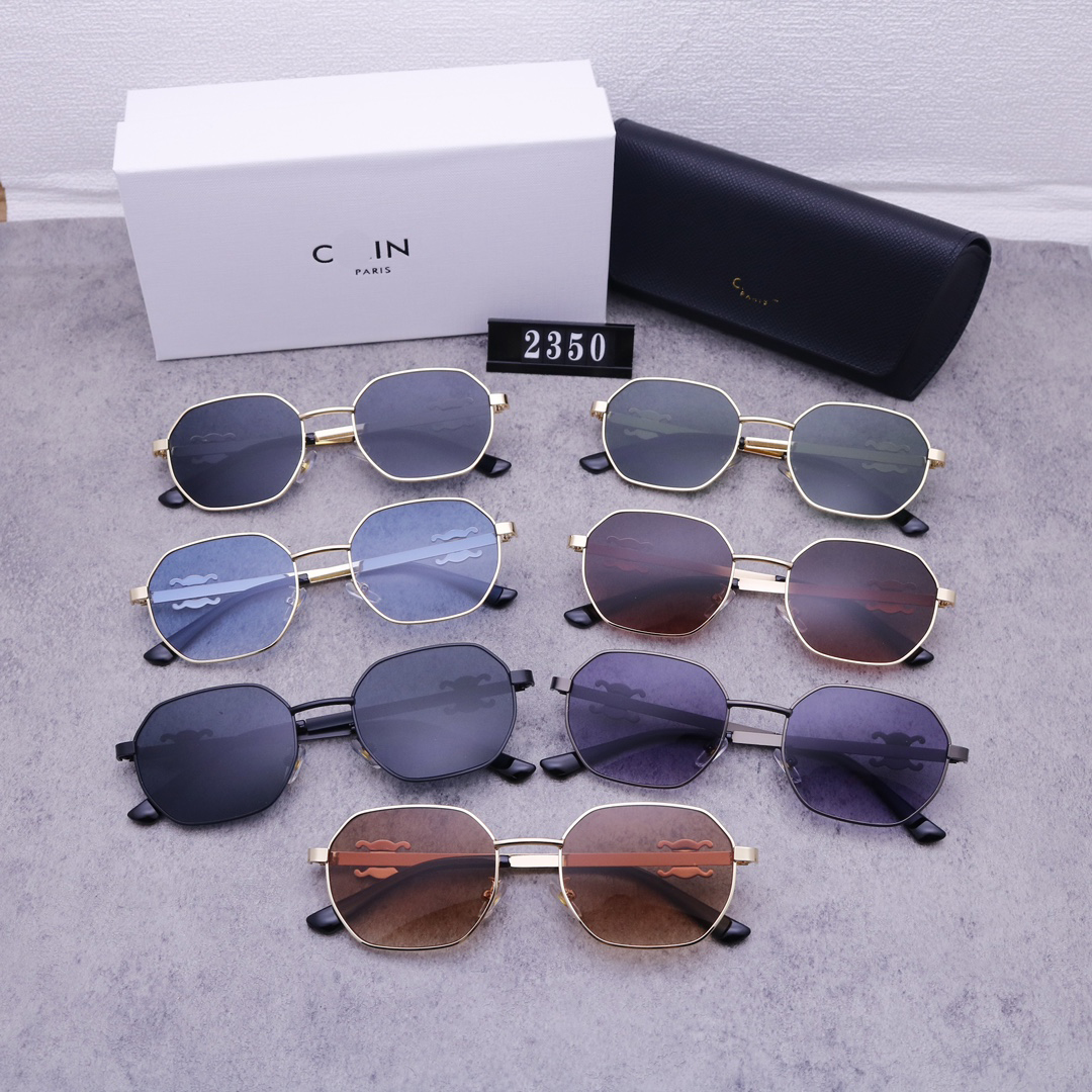 Sunglasses designer sunglasses luxury sunglasses for women letter UV400 brilliance design fashion strand Wearing beach sunglasses gift box 7 Colour very good