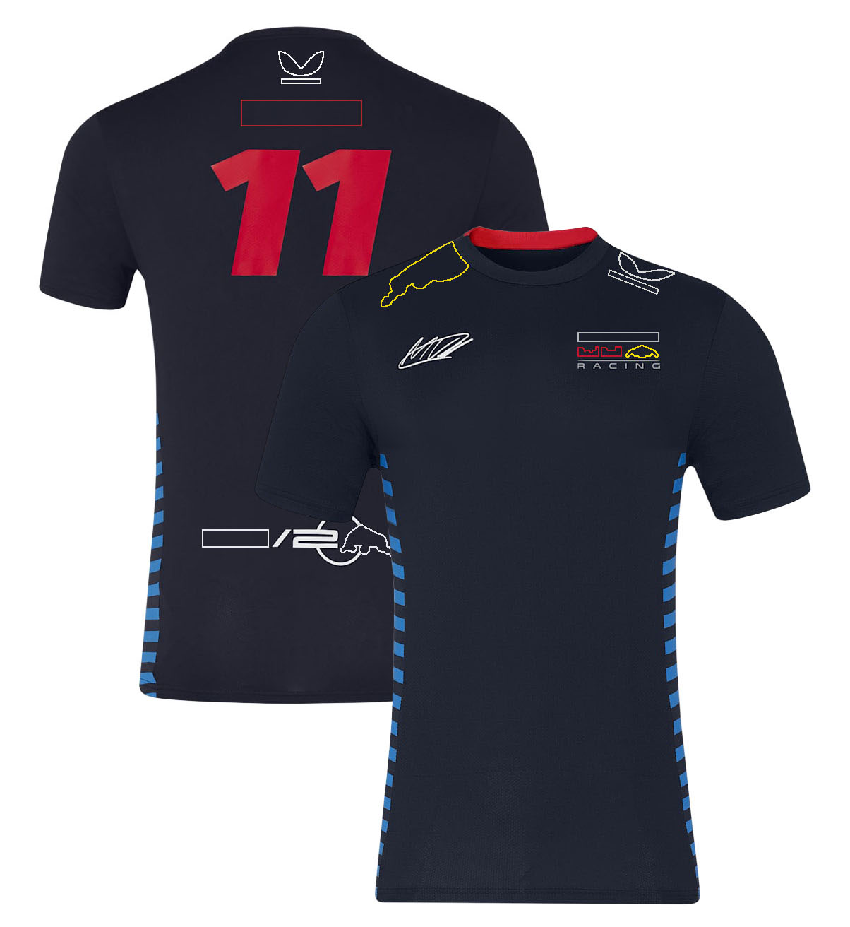 2024 F1 Team T-shirt Formule 1 Racing 1 en 11 Driver Fans Polo Shirts T-Shirt New Season Race Sports Mens Dames T-shirts Jersey