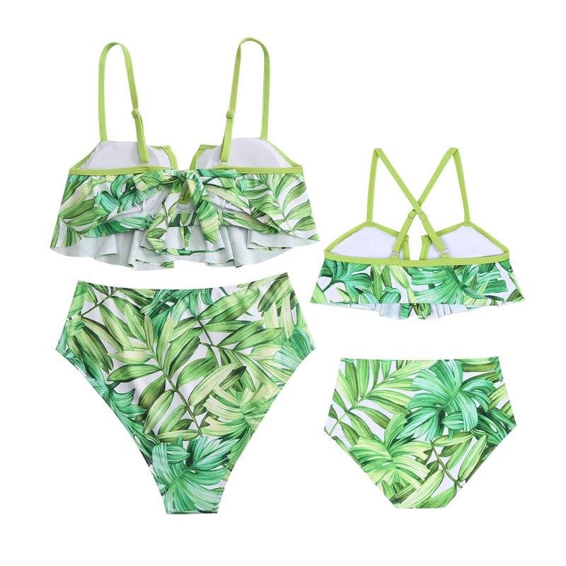 Luxury Designer Bikini New European and American swimsuits, parent-child mother daughter split swimwear