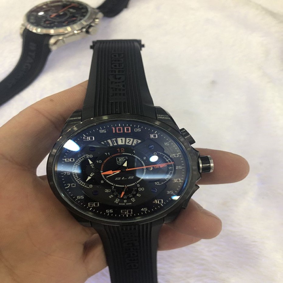 Cronografo da uomo da lavoro uomo nero stop owatch inossidabile in acciaio inossidabile movimento uomo orologio da polso orologio designer orologio swiss301c