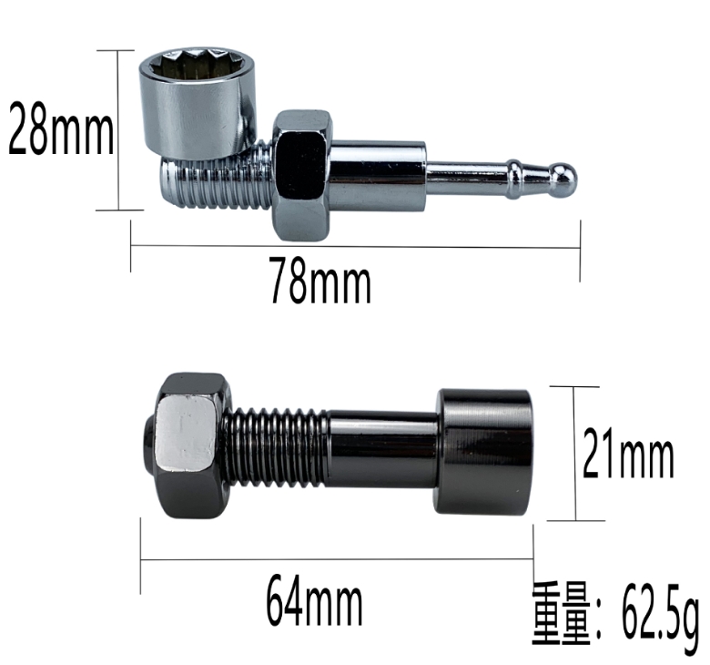 Nouveau Mini tuyaux à vis en métal arc-en-ciel argent Portable tabac fumer créatif bricolage tuyau de poche avec 4 pièces meilleur cadeau caché