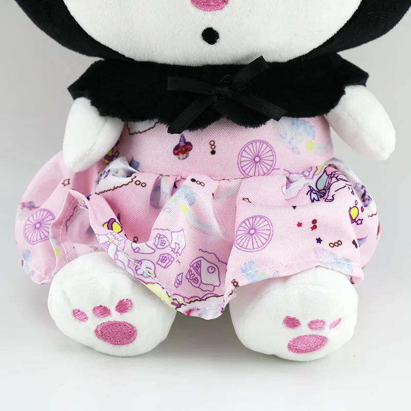 Wholesale cute floral skirt rabbit plush toys children`s games playmates holiday gifts holiday decorations