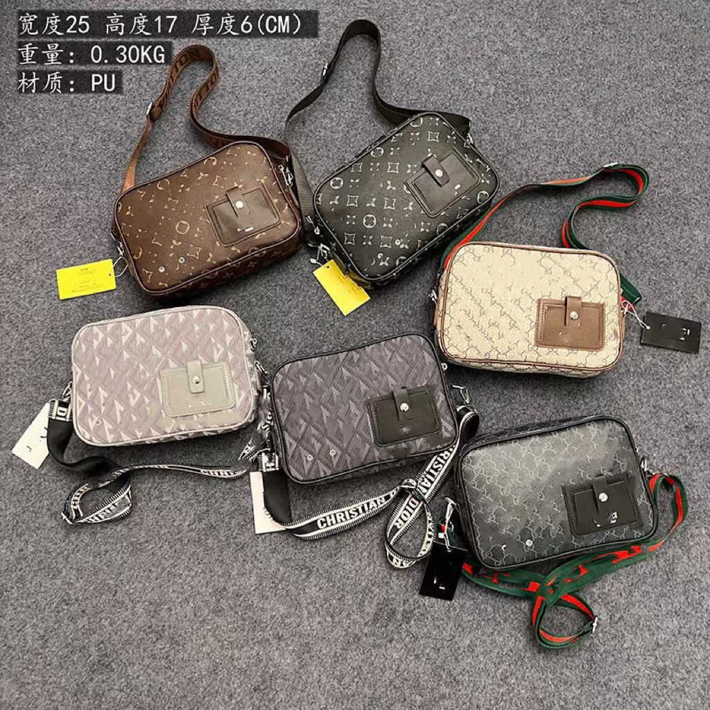 30% zniżki na designerską torbę 2024 torebki męski mały kwadrat z paskiem literowym Crossbody One ramię