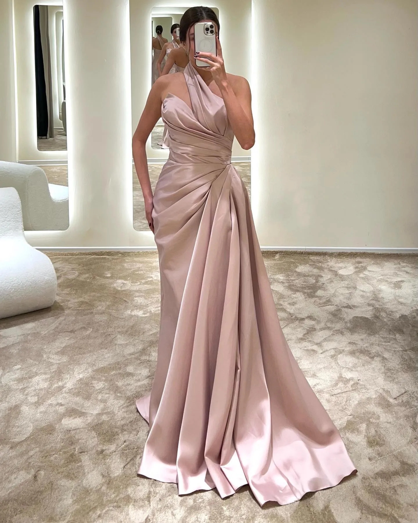 Seksowne różowe formalne sukienki wieczorowe na imprezę na imprezę na bal