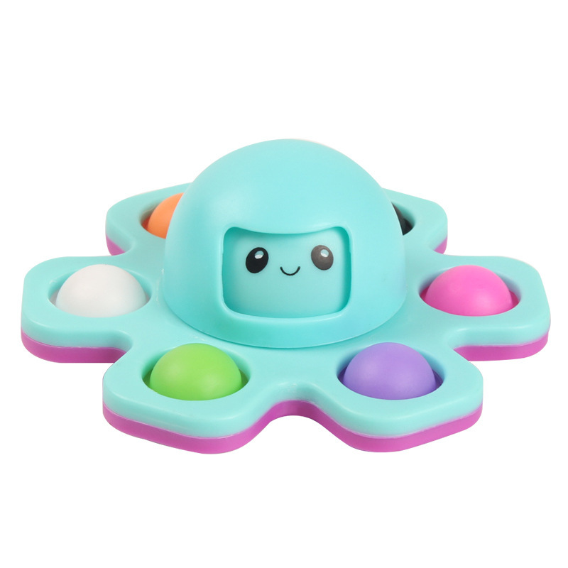 Fingertip Gyroscope Bubble Music Rat Killing Pioneer Octopus New and Unique Creative Decompression Tool Rotating Toy Wholesale