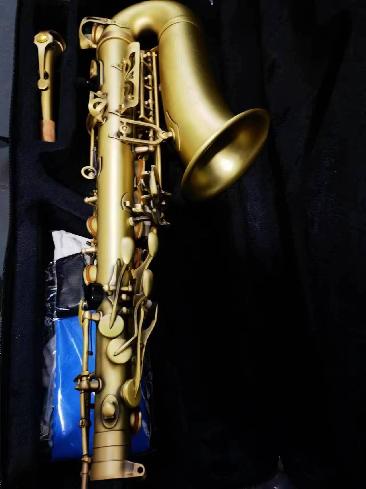 New Alto Sax Reference Brass Saxophone Antique brushed satin finish YAS-62 Model Professional musical instruments Sax