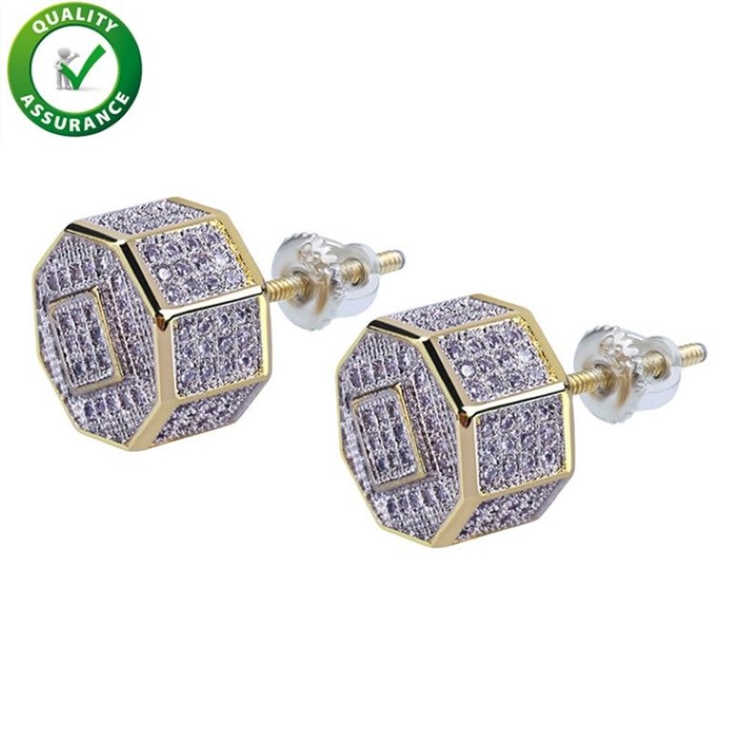 Bijoux de créateur Boucles d'oreilles pour hommes Diamond Stick2520