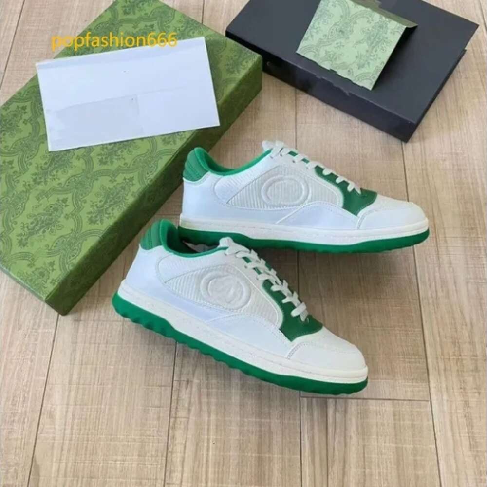 Novo mac 80 sapatos de luxo tênis masculino couro plano rendas sapatos brancos sola de borracha tênis feminino vintage bordado clássico casual moda sapatos 355