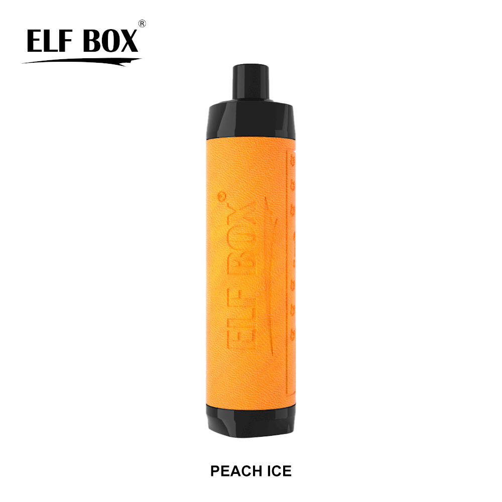 Elf Box Puff 16000 16k Pufos de Pufos Vape Disponível Autêntico Caixa de Elfos Autênticos Bobina de Malha de Malha Recarregável E-CIGARETTE 0% 2% 3% 5% 12 FLAVORES Pen LED Tela Trel