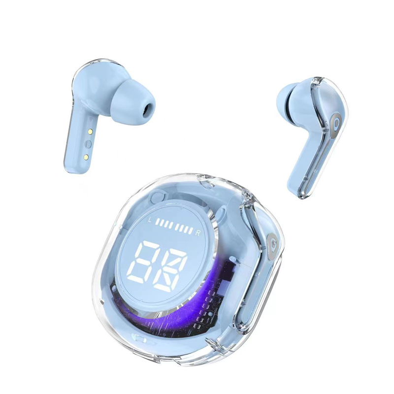 Ultrapods Max Air2 Écouteurs TWS transparents Bluetooth 5.3 Écouteurs sans fil LED multicolore Affichage numérique Gaming In Ear Casque Casque de sport