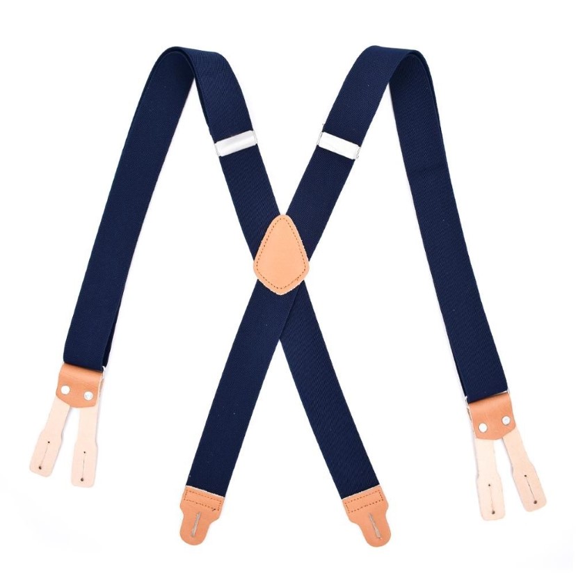 Fashion Classic Adults Braces Suspenders Casual Straps X-Back Shape Mens Trousers Suspensorio Button End Logger Work Suspenders240G