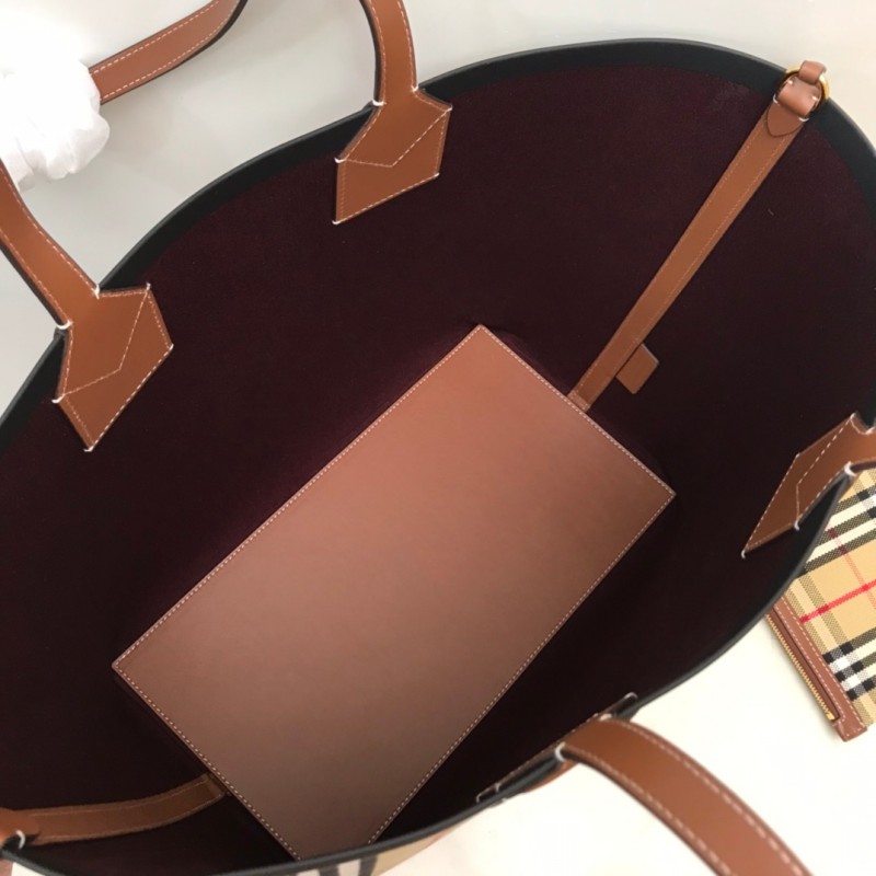 Large capacity designer tote bag fashion composite bag brown genuine leather handbag for shopping travel luxury casual tote