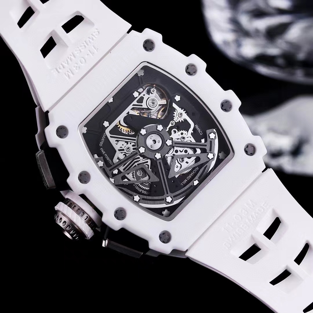 2024 KVFRM011 watch Carbon fiber ergonomic design brushed surface 7750 timing mechanical movement