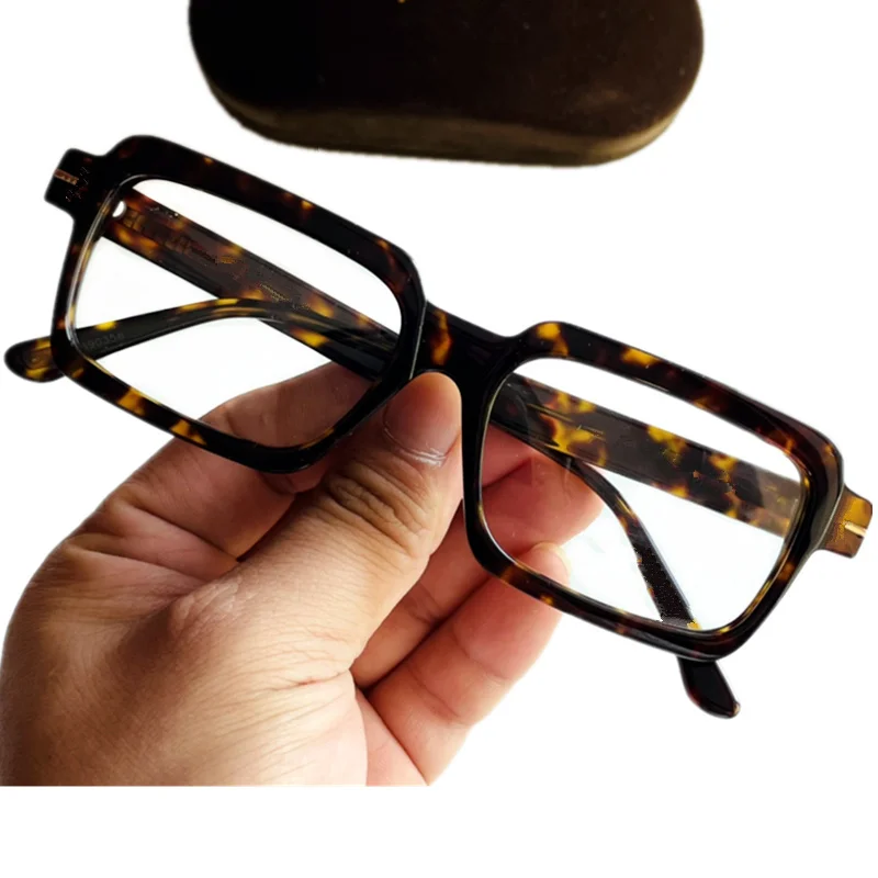 Newarrival Montatura occhiali rettangolari Fullrim unisex temfun54-17-145 Importata tavola pura occhiali da vista ottici Occhiali da sole occhiali fullset case571b