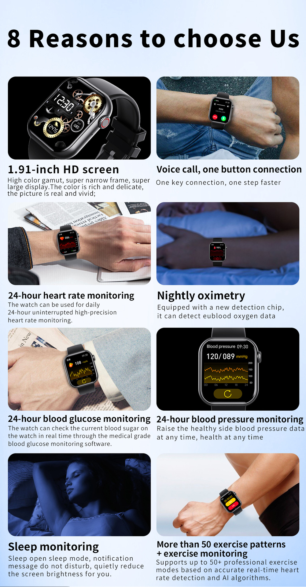 F57 электронные часы с сахаром в крови, логотип, Bluetooth, ремешок для часов, цветная коробка с шелковой ширмой, резьба по радию, подарок