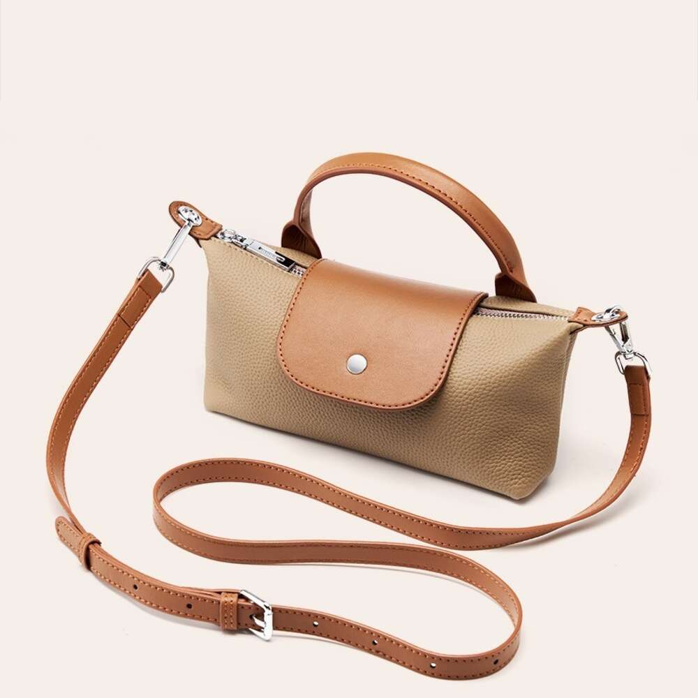 Fonte de fábrica bolsas de alta qualidade é camada superior saco de couro elegante e crossbody europeu casual bolinho telefone móvel