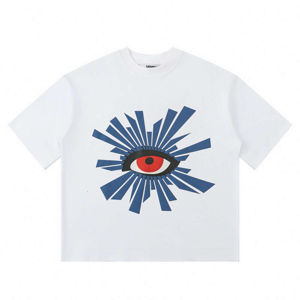 Maison à la mode des erreurs Truth Eye D mousse imprimé unisexe décontracté à manches courtes t-shirt