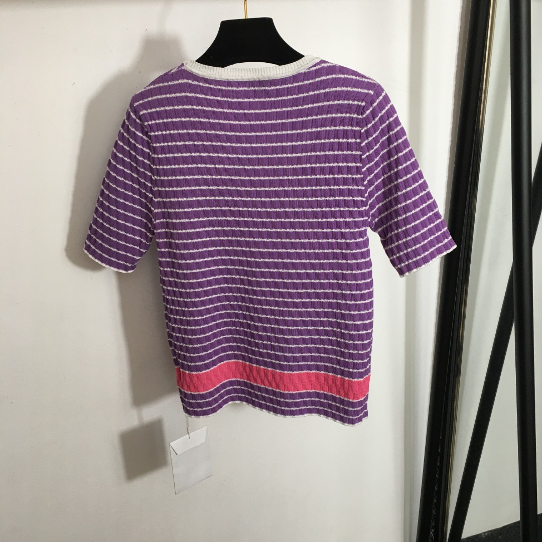 3017 2024 Milan Pist Sonbahar Kadın Sweaters Markası Aynı Stil Sweater Uzun Kollu Beyaz Siyah Müret