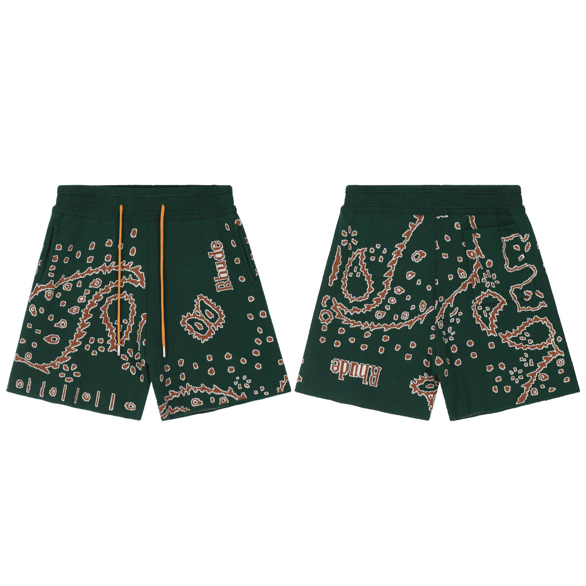 rhude shorts hommes courts designer été shorts casual hommes shorts bleu noir pantalon de plage hommes rue cordon lâche léger shorts hommes basket-ball court