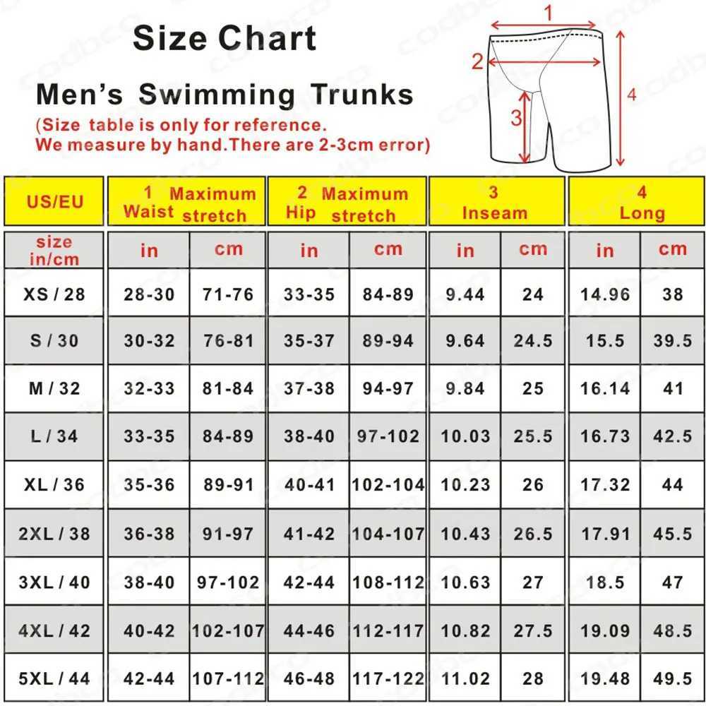 Homens Swimwear 2024 Mens Pro Swim Jammers Swimsuit Curto Lycra Natação Troncos Treinamento Atlético Swimwear Proteção UV Esportes Surf Pantalones 24327